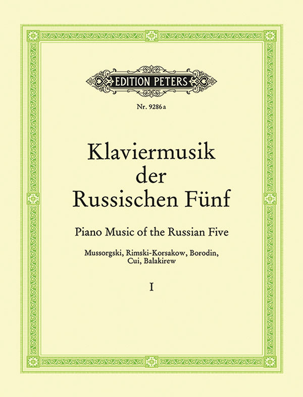 Piano Music of The Russian Five Vol. 1 Cover Image
