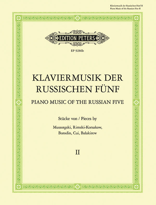 Piano Music of The Russian Five Vol. 2 Cover Image
