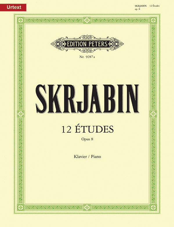12 Études Op. 8 for Piano Cover Image