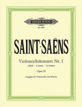 Cello Concerto No. 1 in A minor Op. 33 (Edition for Cello and Piano by the Composer) Cover Image