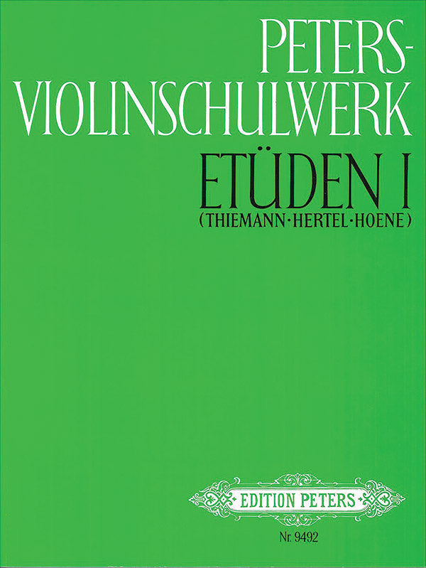 Peters Violin School: Studies, Vol. 1 Cover Image
