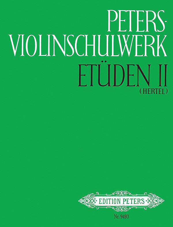 Peters Violin School: Studies, Vol. 2 Cover Image