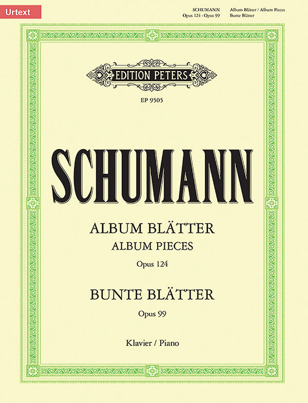Albumblätter Op.124 and Bunte Blätter Op.99 Cover Image