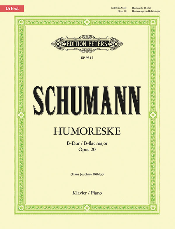 Humoresque in B flat Op.20 Cover Image