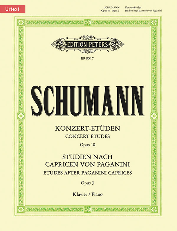 Concert Etudes op. 10 & Etudes after Paganini Caprices op. 3 Cover Image