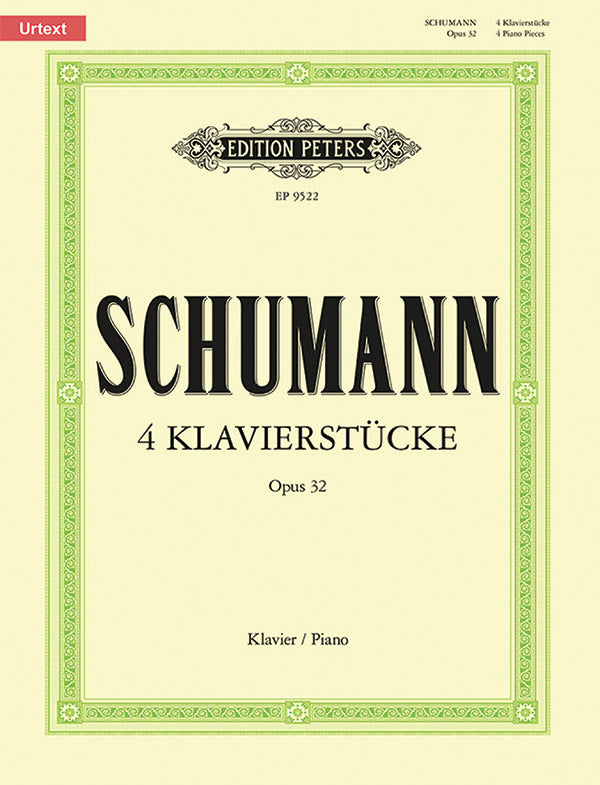 4 Piano Pieces Op.32 Cover Image