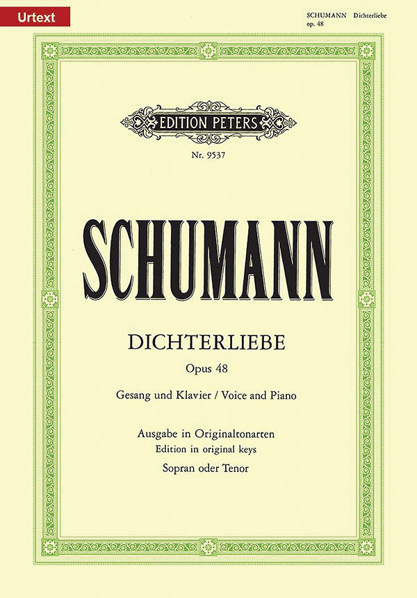 Dichterliebe Op. 48  for Voice and Piano (High Voice) Cover Image