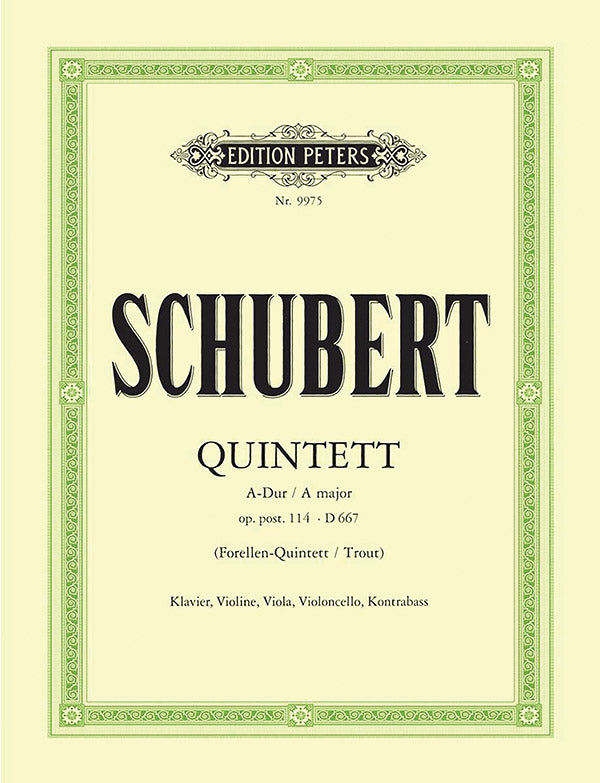 Quintet in A Op. posth. 114 (D667) Trout Quintet Cover Image