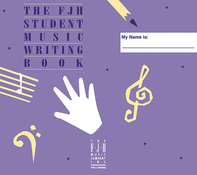 Student Music Writing Book Cover Image
