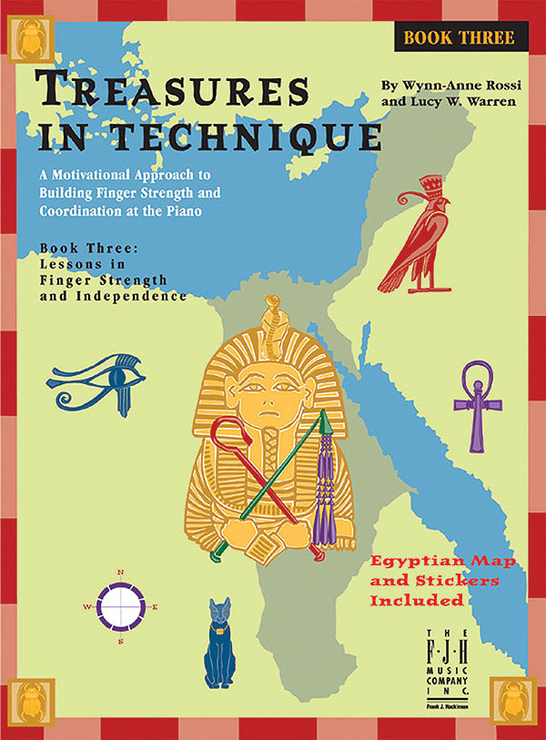 Treasures in Technique, Book Three - Lessons in Finger Strength and Independence Cover Image