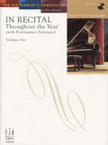 In Recital® Throughout the Year, Volume One, Book 4 Cover Image