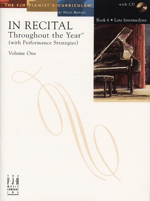 In Recital® Throughout the Year, Volume One, Book 6 Cover Image