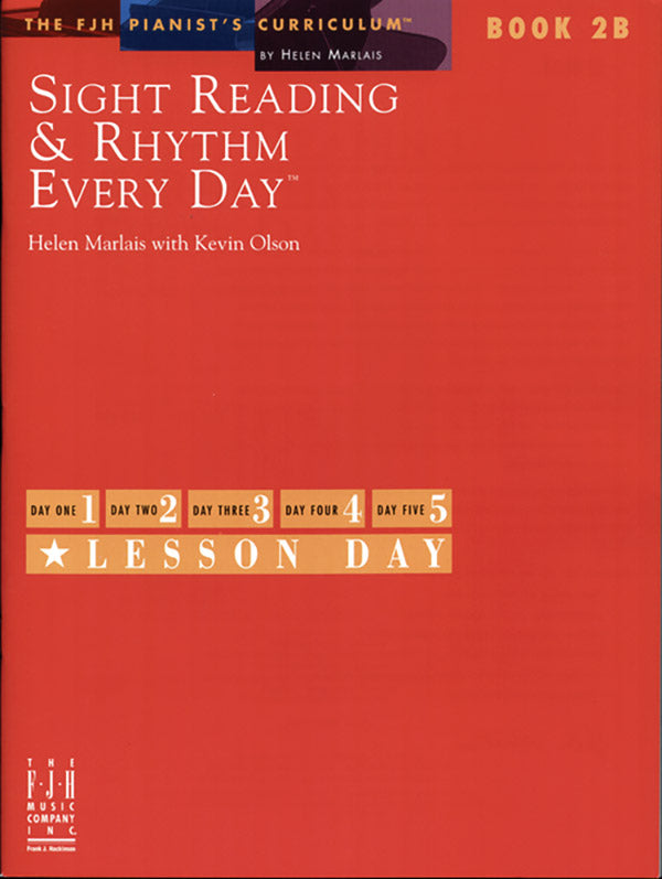 Sight Reading & Rhythm Every Day®, Book 2B Cover Image