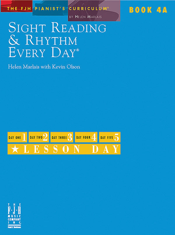 Sight Reading & Rhythm Every Day®, Book 4A Cover Image