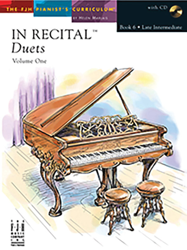 In Recital® Duets, Volume One, Book 6 Cover Image