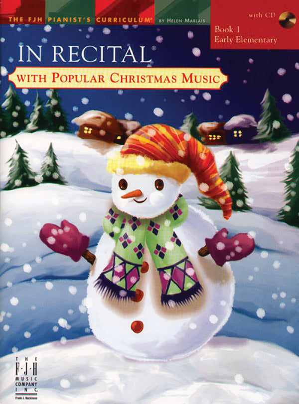 In Recital® with Popular Christmas Music, Book 1 Cover Image