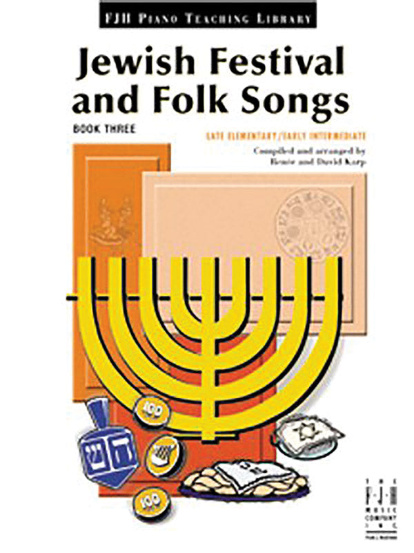 Jewish Festival and Folk Songs, Book Three Cover Image