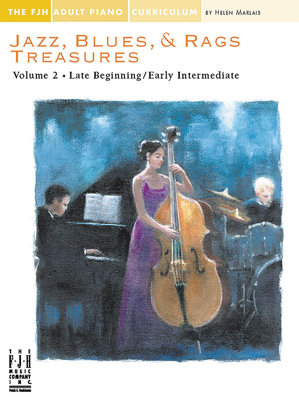 Jazz, Blues, & Rags Treasures Vol 2: Adult Piano Piano Book