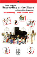 Succeeding at the Piano, Sticker Book - Preparatory Cover Image