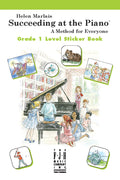 Succeeding at the Piano, Sticker Book - Grade 1 Cover Image