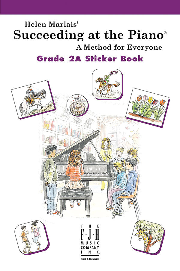 Succeeding at the Piano,  Sticker Book - Grade 2A Cover Image
