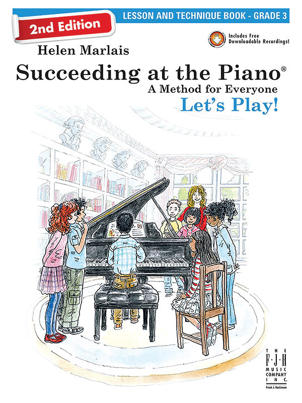 Succeeding at the Piano, Lesson and Technique Book - Grade 3 Cover Image