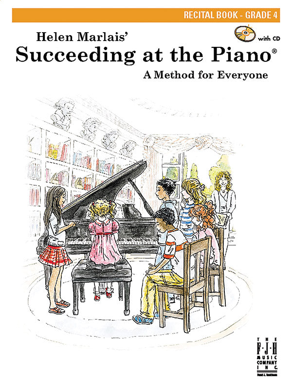 Succeeding at the Piano, Recital Book - Grade 4 Cover Image