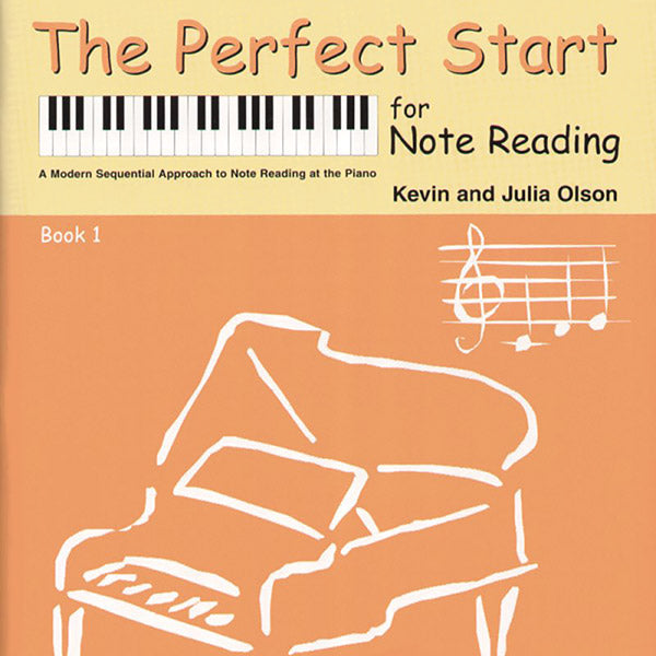 The Perfect Start for Note Reading, Book 1 Cover Image