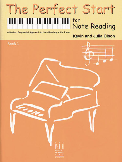 The Perfect Start for Note Reading, Book 1 Cover Image
