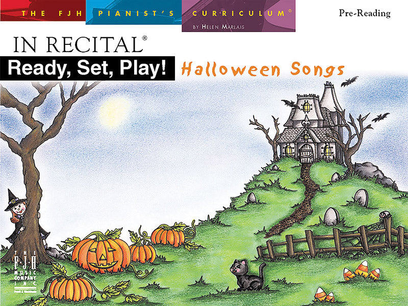 In Recital Ready, Set, Play! Halloween Songs Cover Image