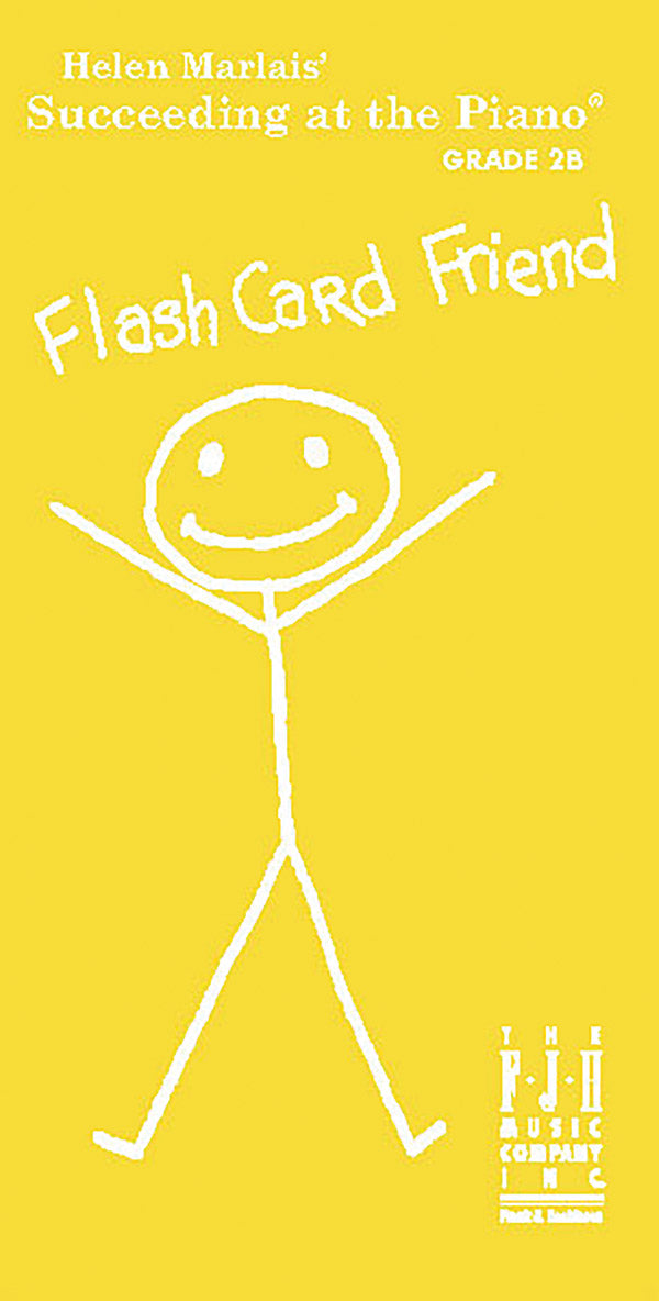Succeeding at the Piano, Flash Card Friend, Grade 2B Cover Image