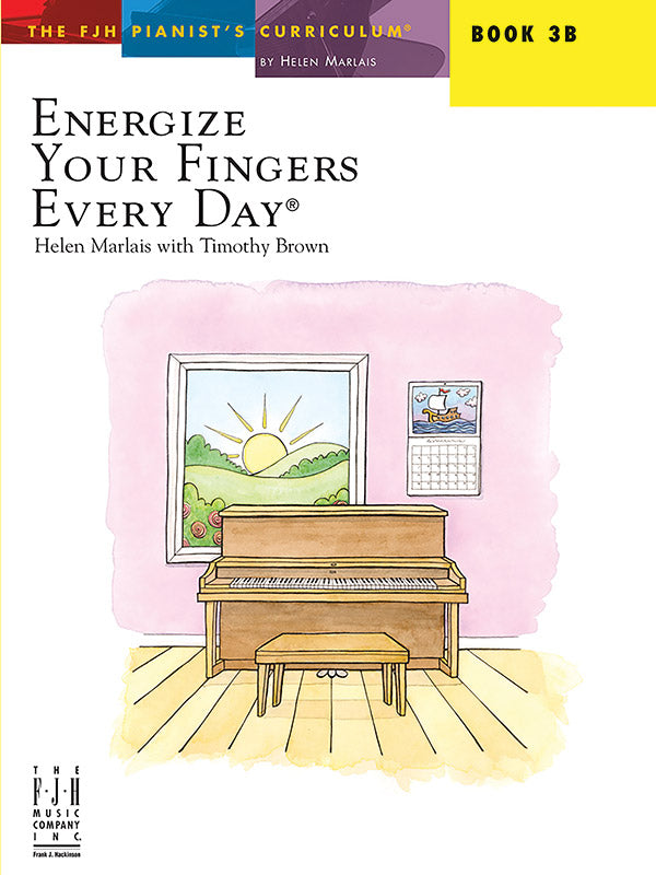 Energize Your Fingers Every Day, Book 3B Cover Image