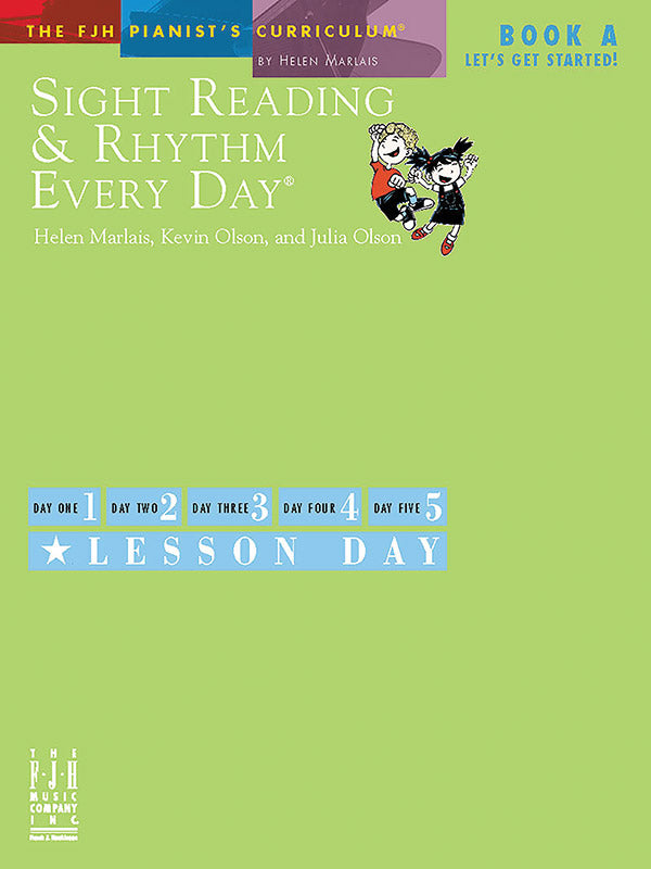 Sight Reading & Rhythm Every Day, Let's Get Started, Book A Cover Image
