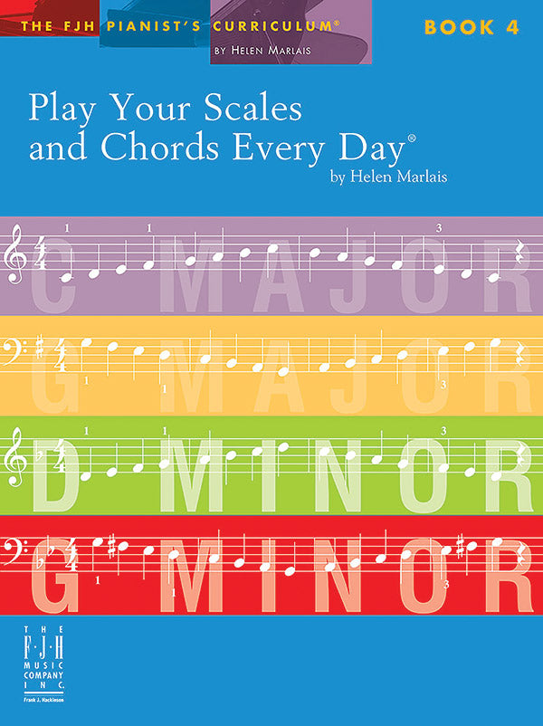 Play Your Scales & Chords Every Day, Book 4 Cover Image