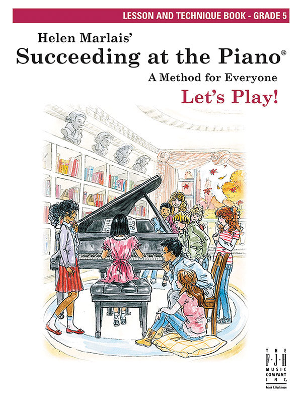 Succeeding at the Piano, Lesson & Technique Book - Grade 5 Cover Image