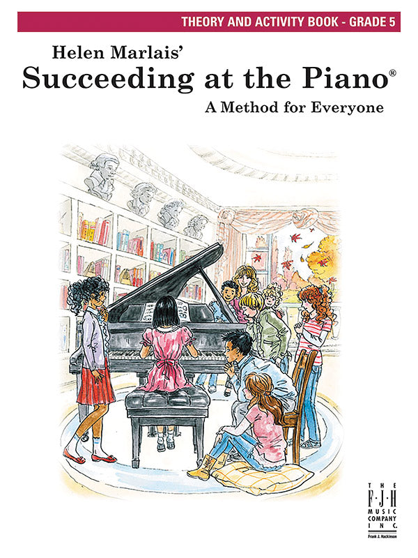 Succeeding at the Piano, Theory and Activity Book - Grade 5 Cover Image