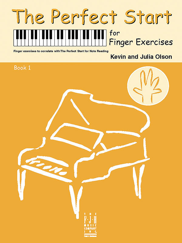 The Perfect Start for Finger Exercises, Book 1 Cover Image