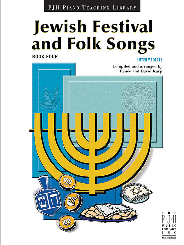 Jewish Festival and Folk Songs, Book 4 Cover Image