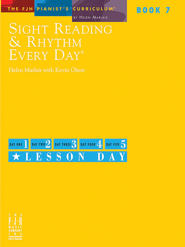Sight Reading & Rhythm Every Day, Book 7 Cover Image