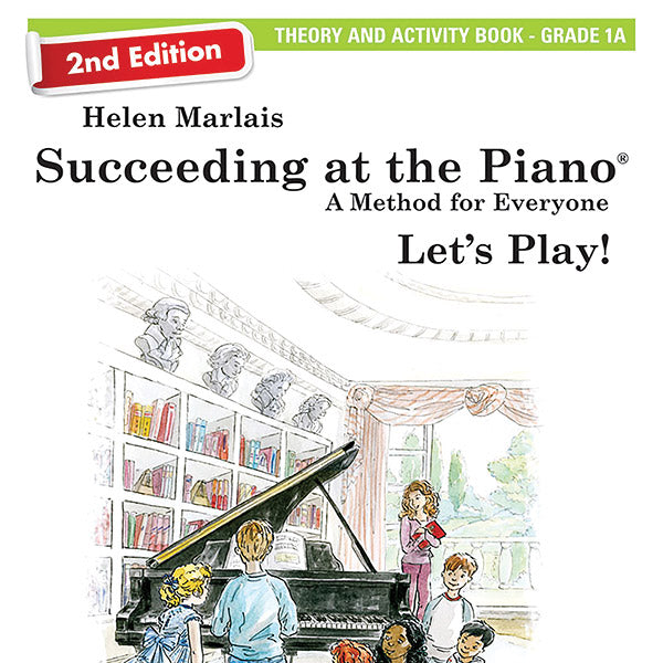Succeeding at the Piano, Theory & Activity Book - Grade 1A (2nd Edition) Cover Image