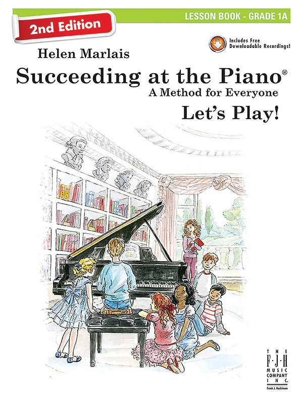 Succeeding at the Piano Lesson Book - Grade 1A (2nd Edition) Cover Image