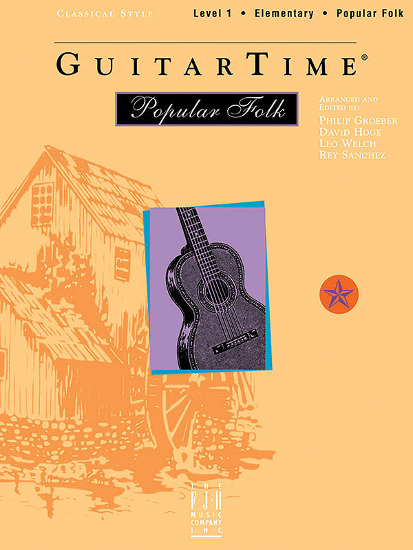 GuitarTime Popular Folk, Level 1, Classical Style Cover Image