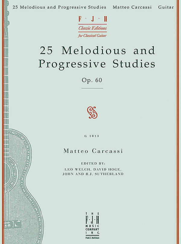 25 Melodious and Progressive Studies, Op. 60 Cover Image