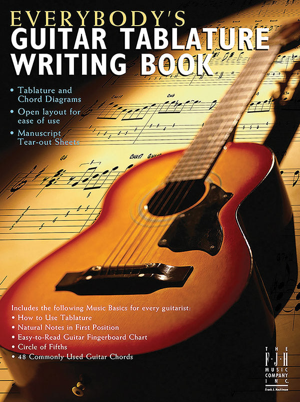 Everybody's Guitar Tablature Writing Book Cover Image