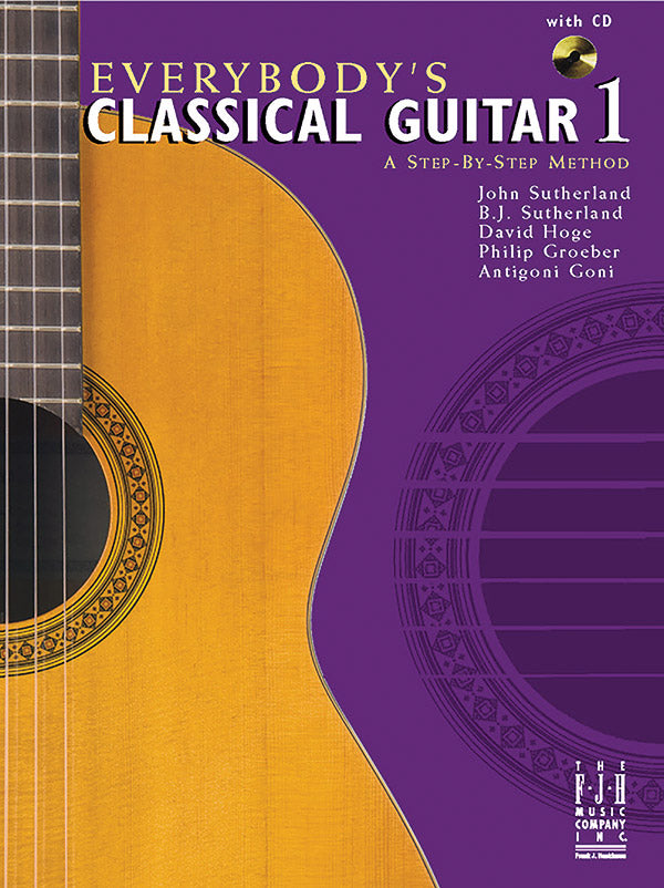 Everybody's Classical Guitar 1 A Step By Step Method Cover Image