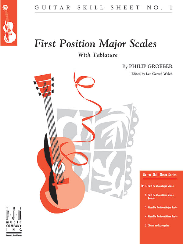 No. 1, First Position Major Scales Sheet Music Preview