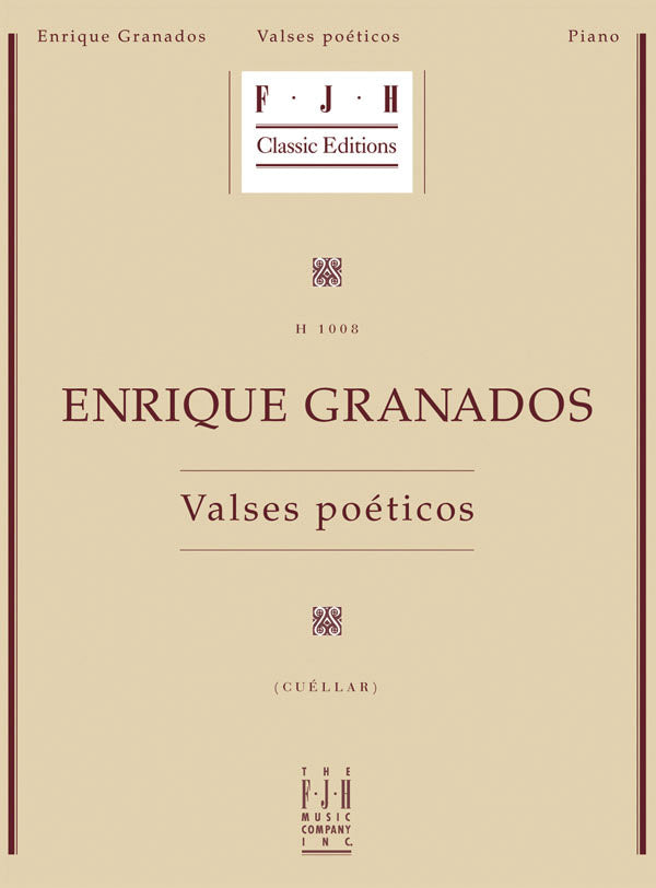 Enrique Granados: Valses Poeticos Cover Image