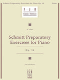 Schmitt Preparatory Exercises for Piano, Op. 16 Cover Image