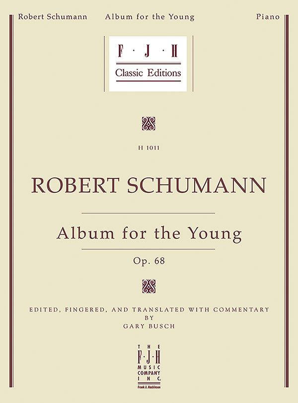 Schumann: Album for the Young, Op. 68 Cover Image