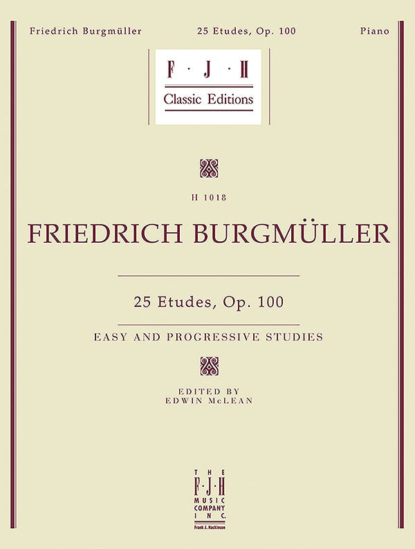 25 Etudes, Op. 100 Cover Image